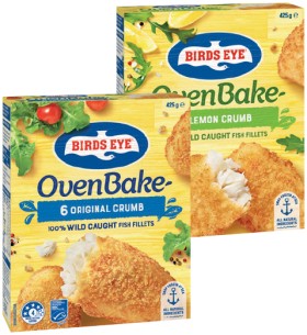 Birds+Eye+Oven+Bake+Fish+Fillets+425g+Selected+Varieties
