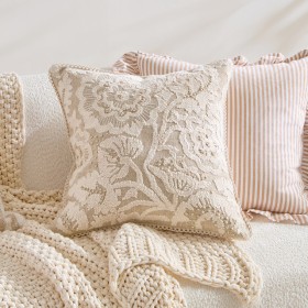 Magnolia-Embroidered-Cushion-by-MUSE on sale