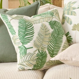 Kavari+Leaf+Embroidered+Square+Cushion+by+M.U.S.E.