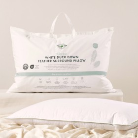 50%2F50+Duck+Down+Feather+Surround+Pillow+by+Greenfirst%26reg%3B