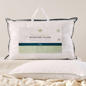 Hypoallergenic-Microfibre-Firm-Pillow-by-Greenfirst on sale