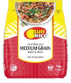 SunRice+Medium+Grain+Rice+1kg+Selected+Varieties