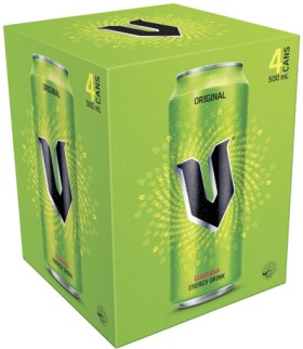 V-Energy-Drink-4x500mL on sale
