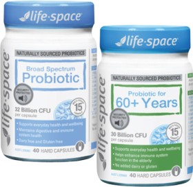 Life-Space+Broad+Spectrum+Probiotic+or+Probiotic+For+60%2B+Years+Capsules+40+Pack%5E
