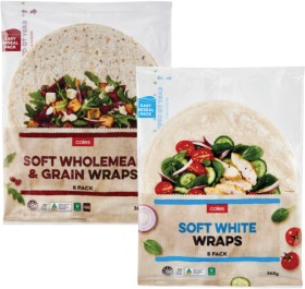 Coles+Bakery+Soft+Wraps+8+Pack+360g