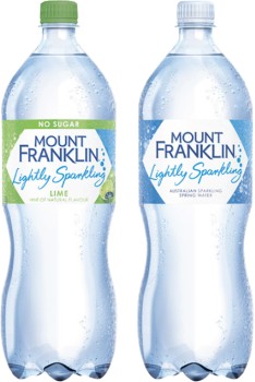 Mt+Franklin+Lightly+Sparkling+Water+1.25+Litre
