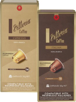 Vittoria+Nespresso+Compatible+Coffee+Capsules+10+Pack