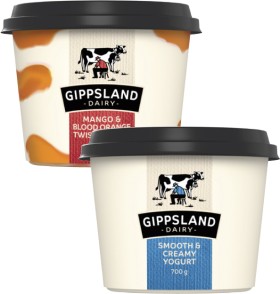 Gippsland+Dairy+Twist+Yogurt+700g