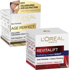 L%26%23039%3BOr%26eacute%3Bal+Age+Perfect+Day+Cream+or+Revitalift+Anti-Wrinkle+Night+Cream+50mL