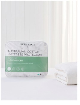 Heritage+Cotton+Quilted+Mattress+Protector