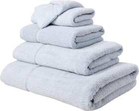 Vue+Combed+Cotton+Ribbed+Bath+Towel