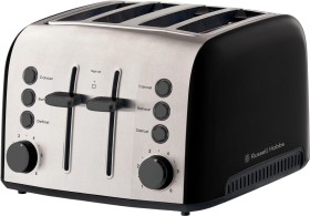 Russell-Hobbs-Brooklyn-4-Slice-Toaster-Black on sale
