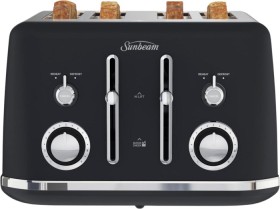 Sunbeam-Alinea-4-Slice-Toaster-Black on sale