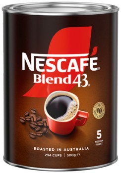 Nescaf%26eacute%3B+Blend+43+Coffee+500g+or+Gold+Original+400g+Selected+Varieties