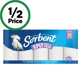 Sorbent-Toilet-Paper-Pk-10 on sale