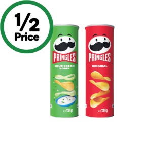 Pringles-Potato-Chips-118-134g on sale