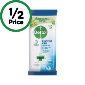 Dettol-Disinfectant-Wipes-Pk-110 on sale