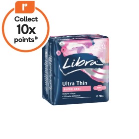 Libra+Ultra+Thin+Pads+with+Wings+Pk+12