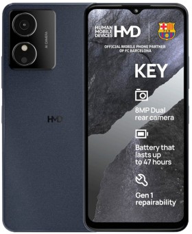 HMD+KEY+Unlocked+Smartphone+-+Black
