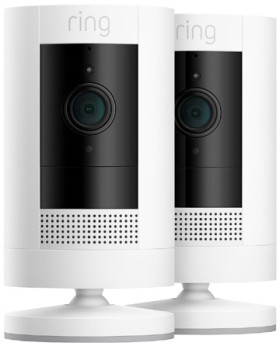 Ring+Stick+Up+Cam+3rd+Gen+Battery+White+2+pack