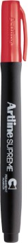 NEW+Artline+Supreme+Permanent+Marker+-+Chisel+Red