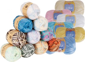 Acrylic+or+Baby+Yarn+8+Ply+100g+Assorted+Colours