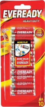 Eveready+Batteries+AA+10+Pack