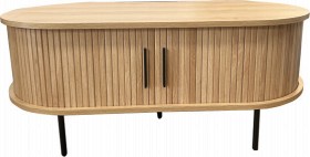 H%26amp%3Bg+Slatted+Coffee+Table+120x60x40cm