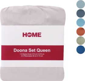 My+Home+Microfibre+Doona+Set+Assorted+Colours