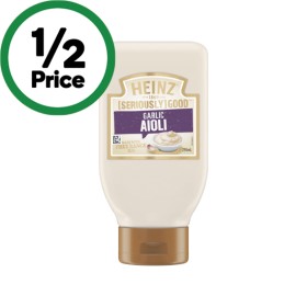 Heinz+Seriously+Good+Mayonnaise%2C+Tartare+or+Aioli+295ml