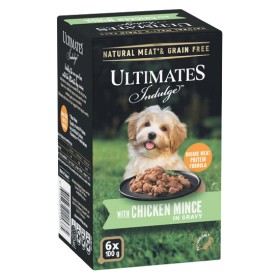Ultimates+Indulge+Wet+Dog+Food+Tray+Pk+6+x+100g