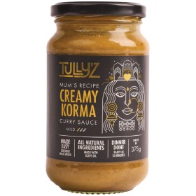 Tully%26%23039%3Bz+Creamy+Korma+Curry+Sauce+375g