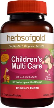 Herbs+of+Gold+Childrens+Multi+Care+60+Chewable+Tablets