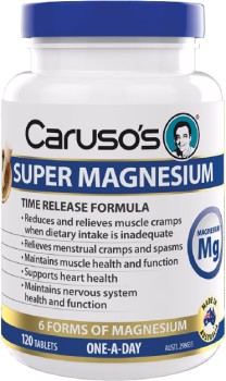 Carusos-Natural-Health-Super-Magnesium-120-Tablets on sale