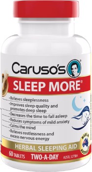 Caruso%26rsquo%3Bs+Natural+Health+Sleep+More+60+Tablets