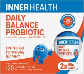 Inner+Health+Daily+Balance+Probiotic+120+Capsules