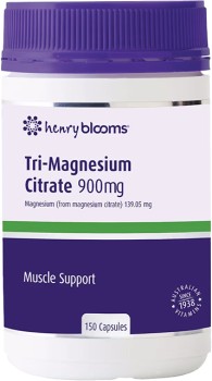 Henry+Blooms+Tri-Magnesium+Citrate+900mg+150+Capsules
