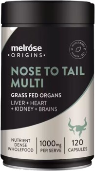 Melrose+Origins+Organ+Meat+Nose+to+Tail+Multi+120+Capsules