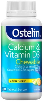 Ostelin-Vitamin-D-Calcium-60-Chewable-Tablets on sale