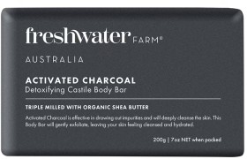 Freshwater+Farm+Activated+Charcoal+Body+Bar+200g