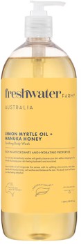 Freshwater+Farm+Lemon+Myrtle+Oil+%2B+Manuka+Honey+Body+Wash+1L