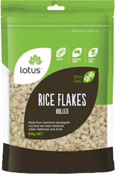 Lotus+Brown+Rice+Flakes+Rolled+500g