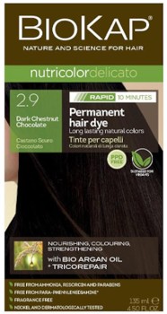 Biokap+Nutricolor+Delicato+Rapid+2.9+Dark+Chestnut+Chocolate