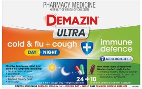 Demazin+Ultra+Cough+Cold+and+Flu+%2B+Immune+Defence+34+Tablets