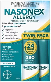 Nasonex+Allergy+Non-Drowsy+24+Hour+Nasal+Spray+2+x+140+Metered+Sprays
