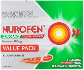 Nurofen+Zavance+Fast+Pain+Relief+80+Liquid+Capsules