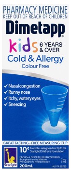 Dimetapp+Kids+6%2B+Years+Cold+%26amp%3B+Allergy+Colour+Free+200ml