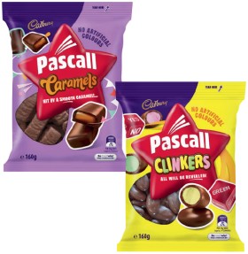 Pascall+Chocolate+Share+Bag+120%E2%80%91185g+or+Cadbury+Bitesize+120%E2%80%91150g+Selected+Varieties