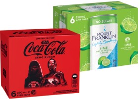 Coca-Cola%2C+Mount+Franklin+or+Deep+Spring+6x250mL+Selected+Varieties