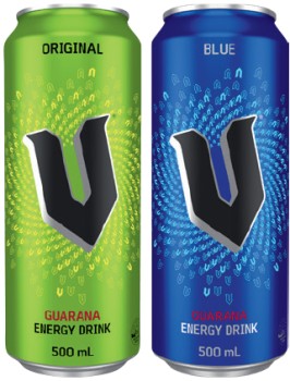 V+Energy+Drink+500mL+or+V+RiiSE+Sparkling+Energy+Drink+330mL+Selected+Varieties